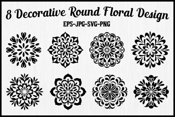 8 Decorative Round Floral Design Review