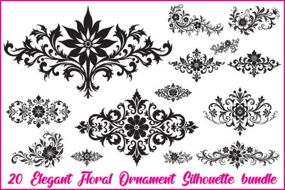 Classic Floral Border Collection Graphics and Illustrations Review