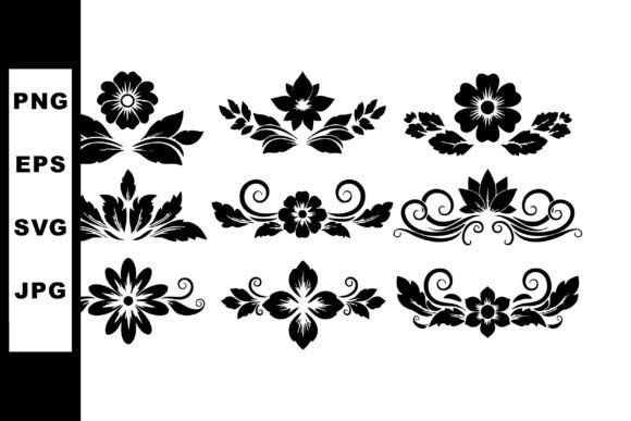Elegant Vintage Floral Elements Graphics and Illustrations Review