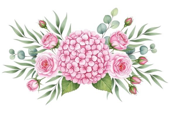 Pink Rose Hydrangea Floral Set Review